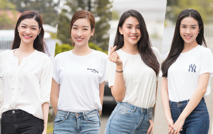 Đỗ Mỹ Linh - Tiểu Vy - Kiều Loan đọ vẻ tươi tắn, cùng tham gia hoạt động cộng đồng ý nghĩa Ảnh 2