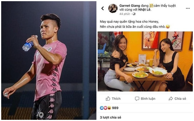 Bạn thân Nhật Lê 'cà khịa', Quang Hải khen cách hành xử của người yêu mới Ảnh 2