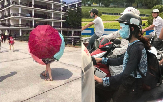 Nữ sinh đến trường với cách chống nắng có '1-0-2', loạt ảnh của các chị em khác còn ‘bá đạo’ gấp trăm lần Ảnh 2