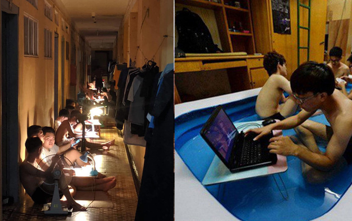 '1001 cách giải nhiệt' của sinh viên chứng minh: 'Nóng như này trứng rán không cần mỡ, nhưng cần điều hoà cơ' Ảnh 2