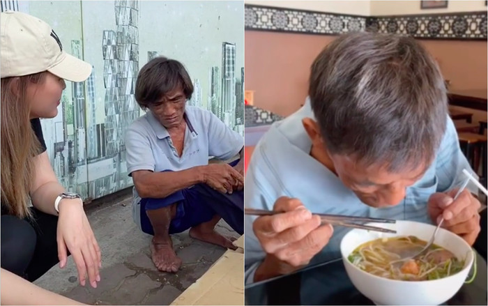 Cô gái xinh đẹp giúp người vô gia cư, lan tỏa tình thương được cộng đồng mạng khen ngợi hết lời Ảnh 2