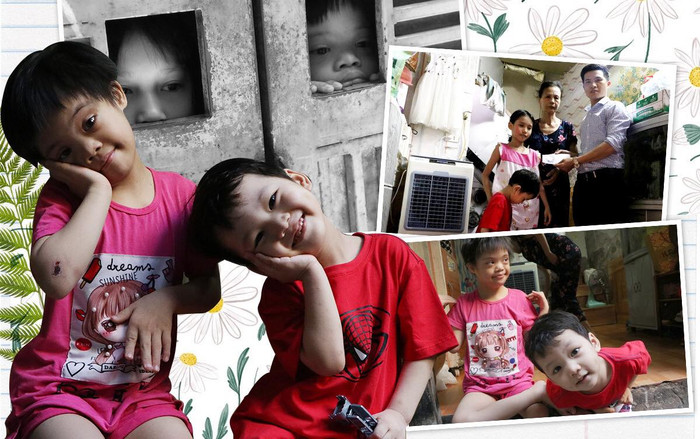 Cô bé 10 tuổi cùng em bị nhốt sau cánh cửa sắt ở Hà Nội: ‘Cháu vui vì sắp được đi học, có quạt mát rồi 4 bà cháu sẽ không mất ngủ nữa’ Ảnh 2