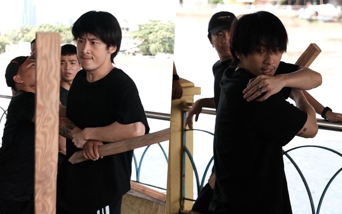 Tuấn Trần bụi bặm đánh đấm nhiệt tình trên phim trường - hội chị e xuýt xoa: 'Không cần soái ca, chỉ thích đại ca' Ảnh 2