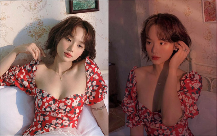 Hậu giảm cân, Miu Lê diện váy hoa, khoe vòng 1 mượt mà khiến fan xuýt xoa Ảnh 2