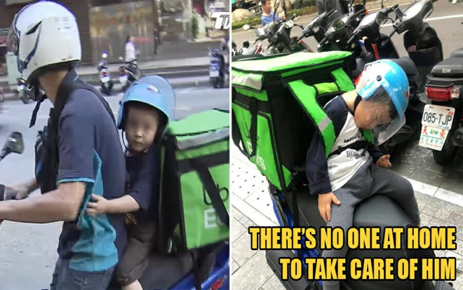 Người cha đơn thân đem theo con nhỏ mưu sinh khắp nơi để kiếm sống Ảnh 2