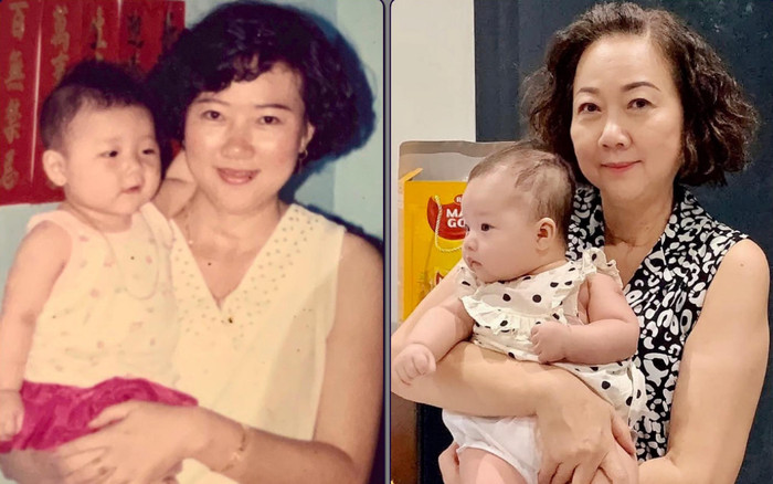 Trấn Thành khoe ảnh nhan sắc mẹ ruột không hề thay đổi trong suốt 27 năm dù đã lên chức bà Ảnh 2