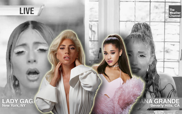 Rain On Me chưa đủ, Lady Gaga tiếp tục cho lên sóng bộ dự báo thời tiết siêu 'lầy lội' cùng Ariana Grande Ảnh 2