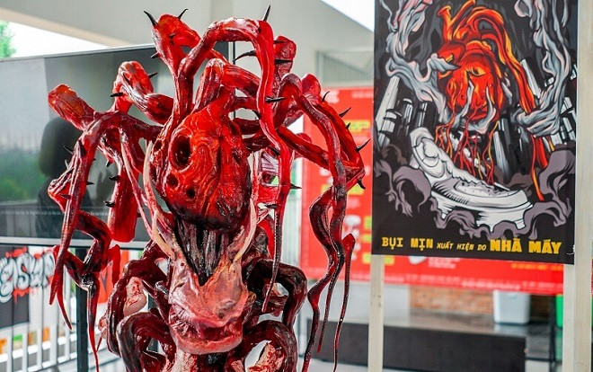 Ô nhiễm bụi mịn qua góc nhìn nghệ thuật và độc đáo của sinh viên ngành Thiết kế đồ hoạ ĐH FPT Ảnh 2