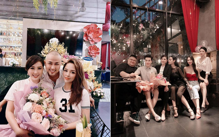 Bảo Thy hạnh phúc đón sinh nhật ngập tràn hoa và chiếc bánh kem 'đẳng cấp' từ ông xã Ảnh 2