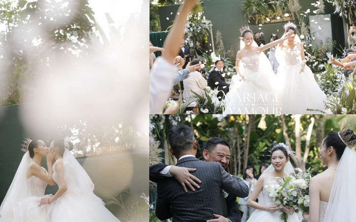Học trò của Dương Lệ Bình - Thủy Nguyệt tổ chức hôn lễ với người yêu đồng giới Ảnh 2