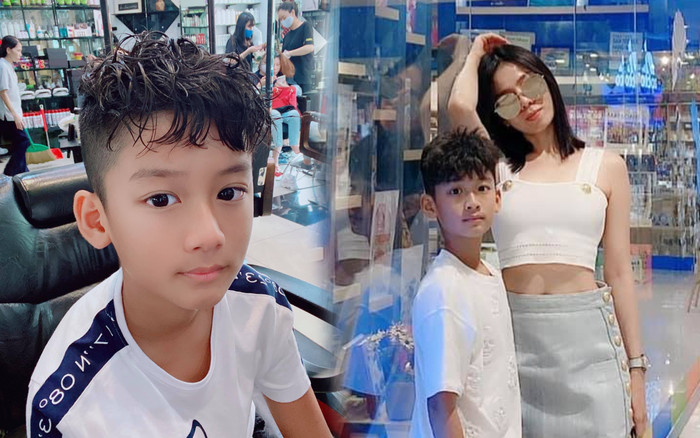 Mới 9 tuổi nhưng con trai Lệ Quyên đã cao gần bằng mẹ, ngoại hình khiến ai cũng bất ngờ Ảnh 2