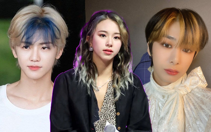Xu hướng nhuộm tóc mái siêu độc đáo của các idol Hàn Quốc Ảnh 2