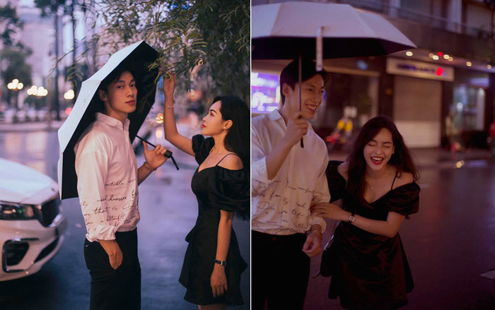 'Hotgirl thẩm mỹ' Vũ Thanh Quỳnh tình tứ cùng bạn trai Alan Phạm chụp ảnh dưới mưa cực lãng mạn Ảnh 2