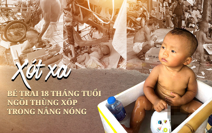 Bé trai 18 tháng tuổi trần truồng cả ngày ngoài đường bên tấm biển 'cháu không có bố mẹ' được đưa vào Trung tâm bảo trợ xã hội Ảnh 2