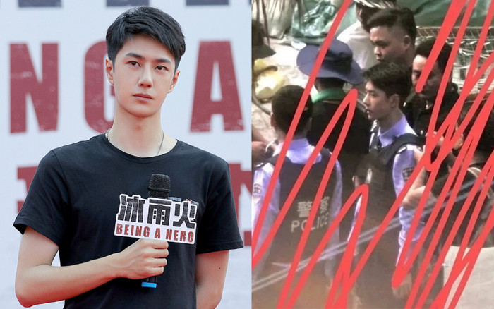 Lộ ảnh hậu trường 'Băng vũ hỏa' vô cùng điển trai của Vương Nhất Bác Ảnh 2