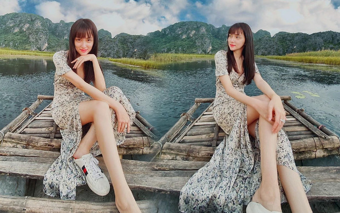 Khoe chân dài miên man, Hương Giang liền bị fan nhắc nhở 'kéo chân hơi quá nha' Ảnh 2