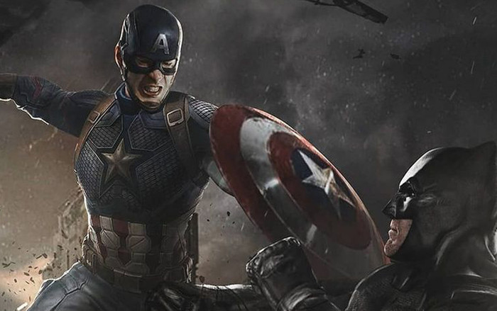 Hình ảnh chân thật nhất về trận chiến giữa Captain America và Batman Ảnh 2