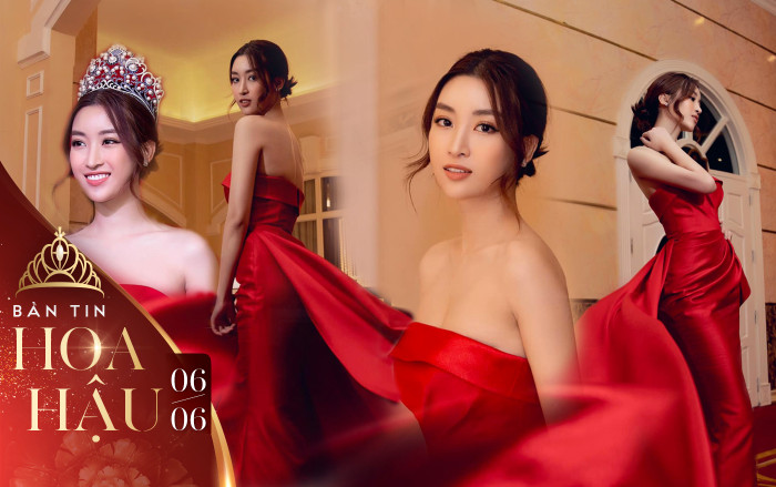 Tái xuất cùng vương miện sapphire 2,2 tỷ: Đỗ Mỹ Linh pose dáng tung váy 'đỉnh' đẹp rạng ngời Ảnh 2