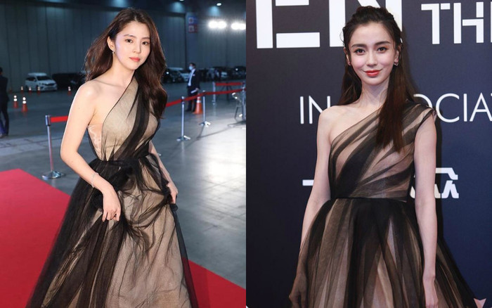 'Tiểu Song Hye Kyo' tiếp tục đụng váy công chúa bồng bềnh với mỹ nhân Angelababy Ảnh 2