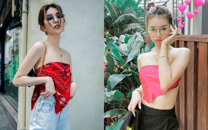 Amee, Ngọc Trinh liều lĩnh quấn khăn làm áo và 1001 bài học thời trang thú vị Ảnh 2