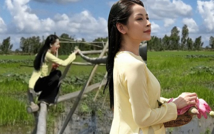 Chi Pu tung clip hậu trường Cung đàn vỡ đôi, khóc không thành tiếng vì mắc kẹt trên… cầu khỉ Ảnh 2