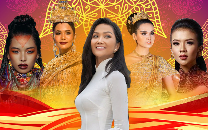 H'Hen Niê diện áo dài trắng tinh khôi được chọn đọ sắc cùng dàn mỹ nhân 'lừng lẫy' châu Á Ảnh 2