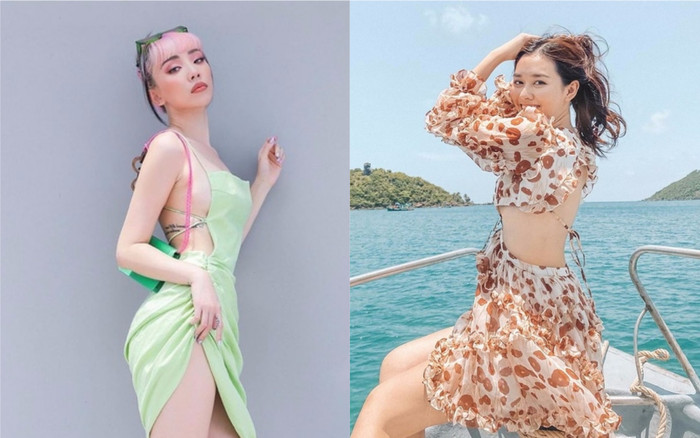 Tóc Tiên, Á hậu Tường San yêu kiểu đầm khoe lưng trần, diện mùa hè chắc chắn 'long lanh' Ảnh 2