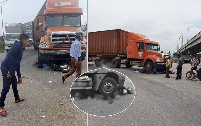 Va chạm với xe đầu kéo, hai nữ sinh lớp 10 đi xe đạp điện tử vong thương tâm Ảnh 2