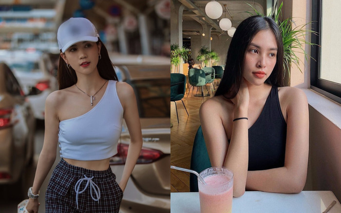 Tiểu Vy, Ngọc Trinh đam mê áo 'bên mất bên còn', không những đẹp mà còn dễ áp dụng Ảnh 2