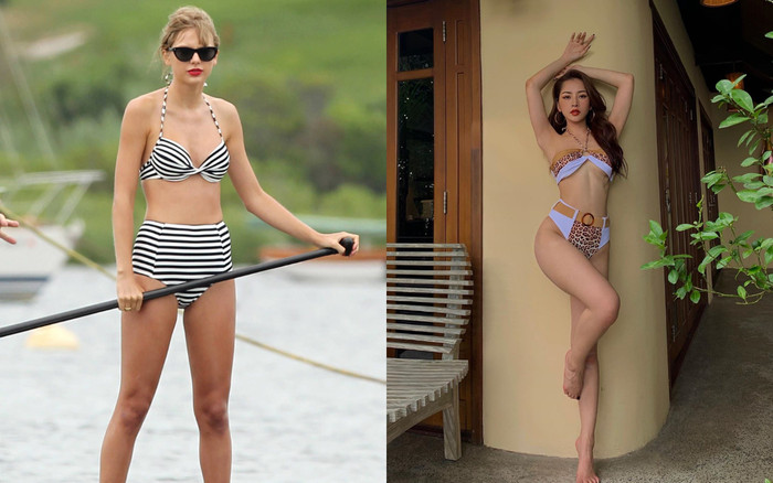Chán đồ bơi liền mảnh, thử ngay dáng bikini retro cạp cao như Taylor Swift & Chi Pu Ảnh 2