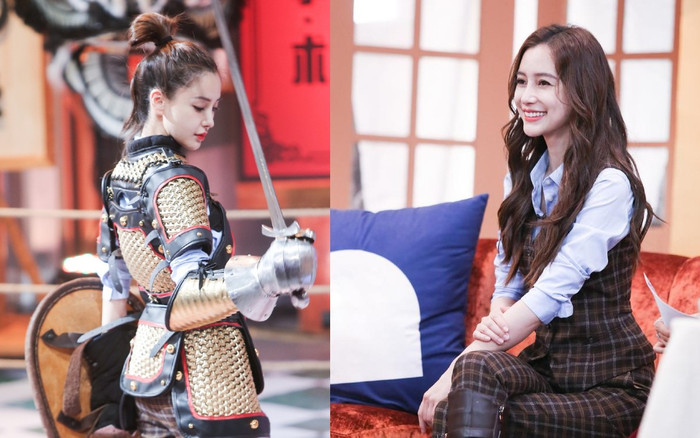 Angelababy hóa nữ tướng với ánh mắt có thần và uy phong trong tạo hình áo giáp Ảnh 2
