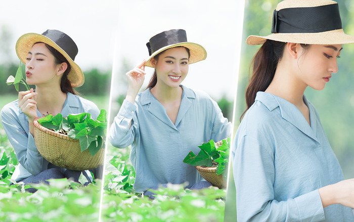 Lương Thùy Linh thả dáng đầy thơ mộng, khoe trọn nhan sắc 'tình đầu quốc dân' ngọt ngào Ảnh 2