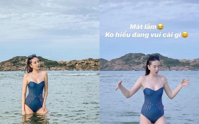 MC Mai Ngọc khoe vóc dáng nuột nà với đồ bơi khiến cư dân mạng 'dậy sóng' Ảnh 2