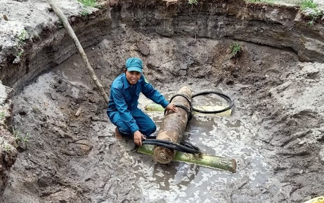 Phát hiện quả bom nặng 230 kg ở trại giam tỉnh Quảng Nam Ảnh 2