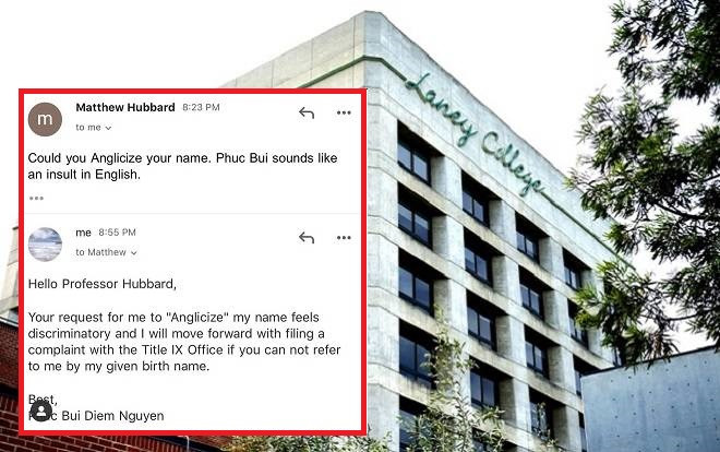 Yêu cầu sinh viên Việt phải đổi tên, giáo sư Đại học Mỹ bị đình chỉ chờ điều tra Ảnh 2
