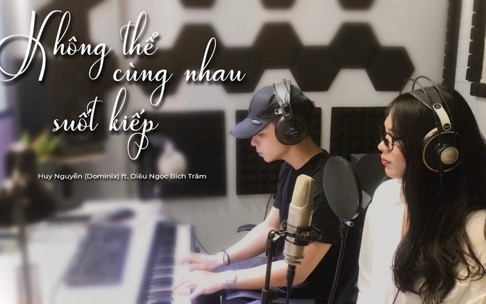 Lụi tim trước bản cover 'Không thể cùng nhau suốt kiếp' của cặp đôi The Voice 'triệu view' Bích Trâm - Huy Nguyễn (Dominix) Ảnh 2