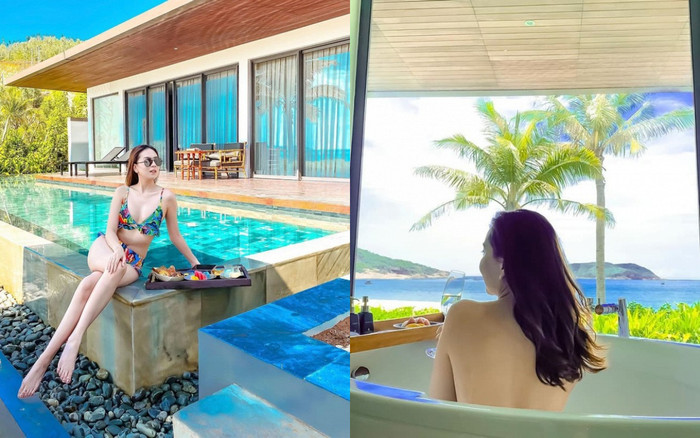 MC Mai Ngọc diện bikini và khoe lưng trần khiến cư dân mạng phát sốt Ảnh 2