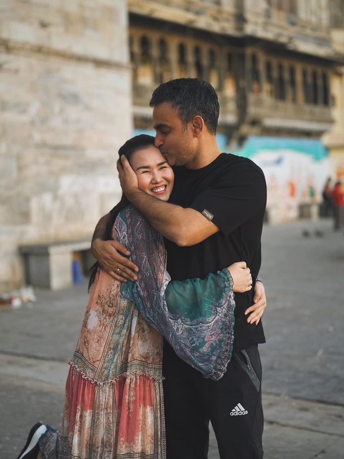 Võ Hạ Trâm được cả gia đình nhà chồng yêu thương hết mực.