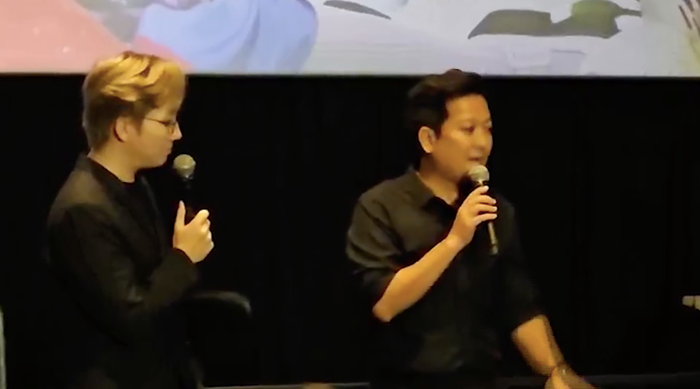 Trường Giang có những chia sẻ đầy ẩn ý trong sự kiện của LyLy mới đây.