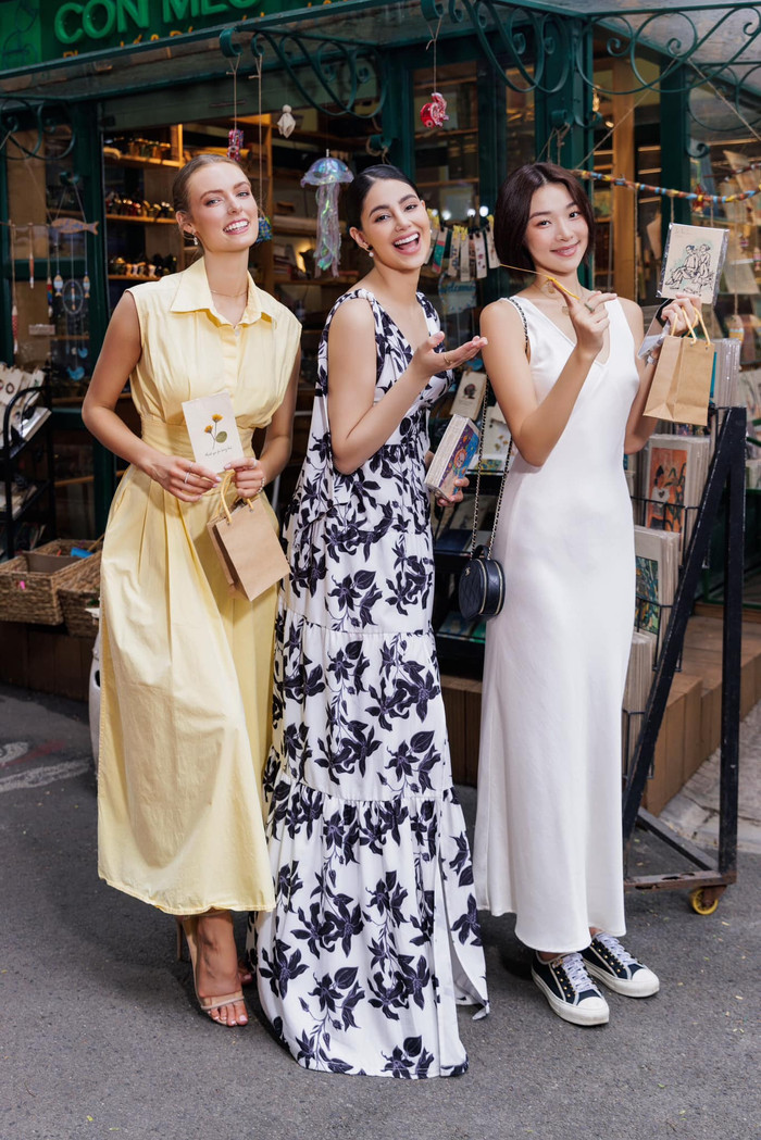 Đọ sắc cùng Miss Earth Fire 2022 và Miss Earth Air 2022, người đẹp xứ kim chi vẫn không bị lép vế.