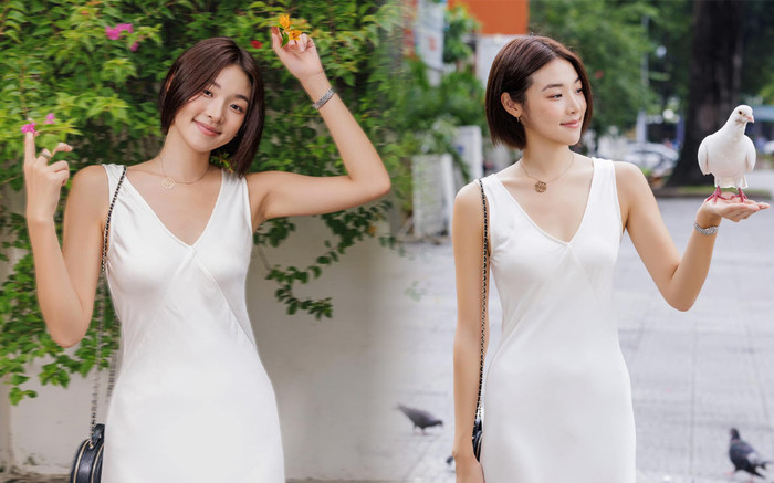 Miss Earth 2022 khoe 'da trắng như sứ' tại Việt Nam: Còn ai dám chê chị! Ảnh 2