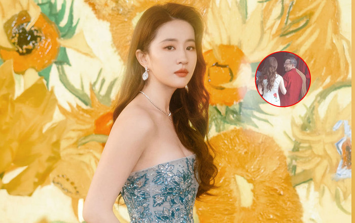 Hé lộ ảnh Lưu Diệc Phi nắm tay bố bước vào hôn lễ, danh tính nhà trai gây chú ý Ảnh 2