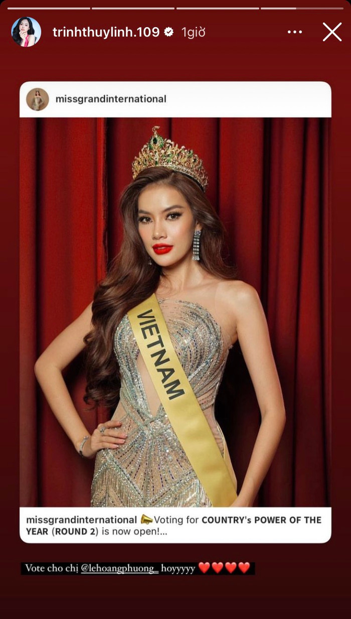 Sao Việt đồng lòng kêu gọi bình chọn, Lê Hoàng Phương hiện đang ở vị trí nào? Ảnh 4