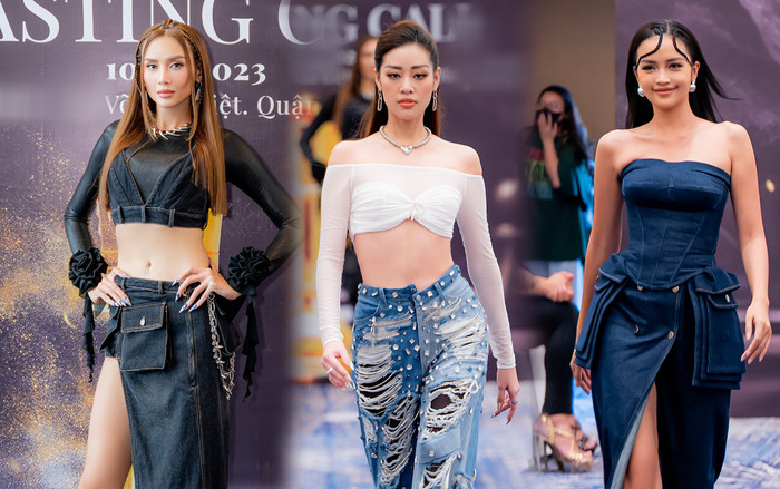 Dàn hậu 'hoàn vũ' đọ style nóng bỏng khi làm giám khảo catwalk Ảnh 2