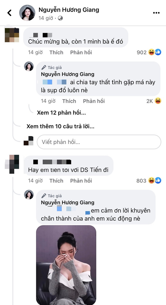 Dù được bạn bè, đồng nghiệp ra sức gán ghép với Dược sĩ Tiến, Hương Giang vẫn khéo léo từ chối