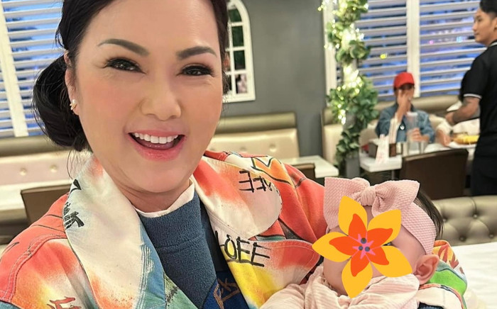 Bà xã cố NS Chí Tài khoe ảnh bế em bé, vợ cũ Bằng Kiều đính chính điều này Ảnh 2