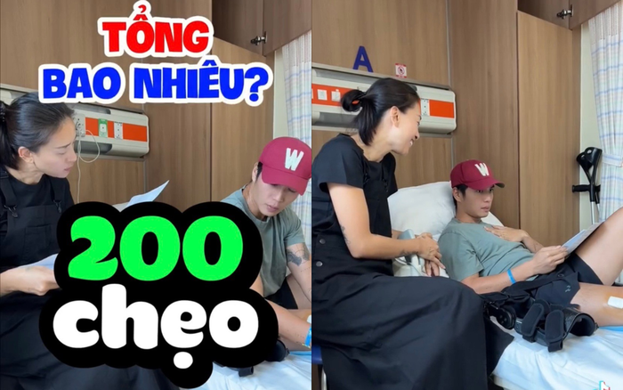 Chưa dừng lại ở đó, khi theo dõi hóa đơn chi trả cho ca phẫu thuật Ngô Thanh Vân tiếp tục tạo ra 'tiểu phẩm' bằng cách nói với chồng rằng hết hơn 200 triệu tiền mổ dây chằng. Ngay sau đó Huy Trần đã quyết định tự bản thân theo dõi hóa đơn mà không cần sự giúp đỡ của vợ