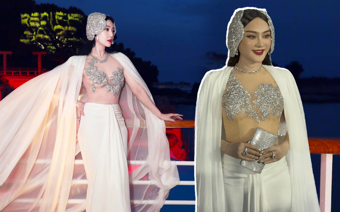 Diện trang phục y hệt Phạm Băng Băng, sắc vóc Lâm Khánh Chi thế nào? Ảnh 2