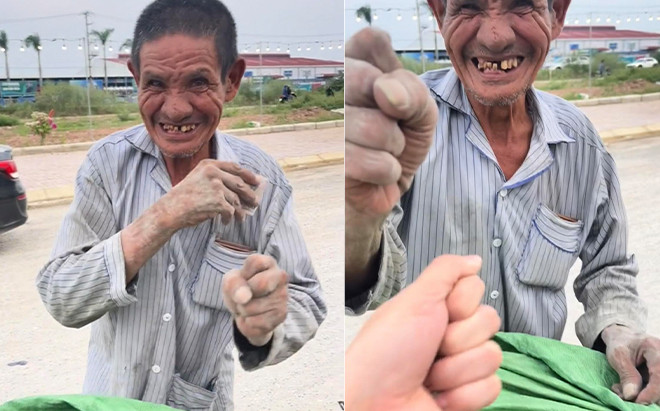 Gặp cụ ông bán ve chai người lấm lem bùn đất, thanh niên có hành động ấm lòng Ảnh 2