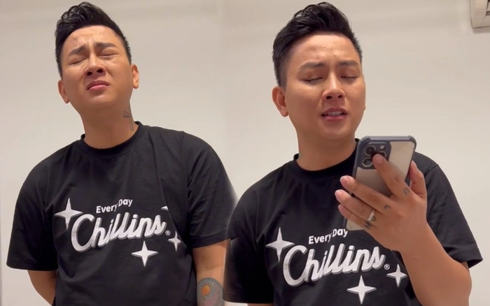 Ngẫu hứng tập hát trong hậu trường, Hoài Lâm tự nhận xét về bản thân: 'Dở quá' Ảnh 2